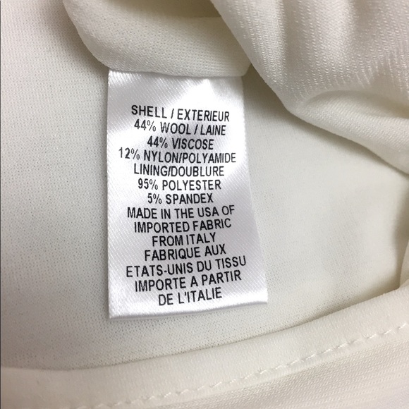 Milly of New York Ivory Wool Blend Dress - Picture 2 of 4